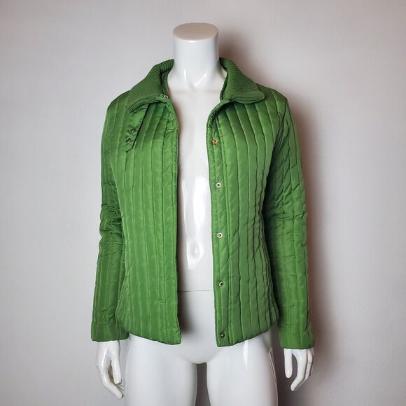 Vintage Y2K E Studio Green Quilted Jacket - Picture 3 of 8